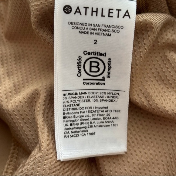 Athleta Trekkie North 2 Mid Rise 15" Skort Clay Brown - Picture 6 of 8